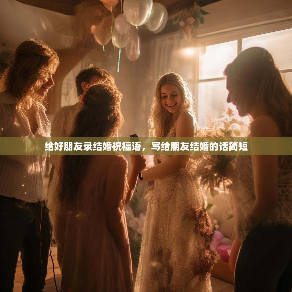 给好朋友录结婚祝福语,写给朋友结婚的话简短
