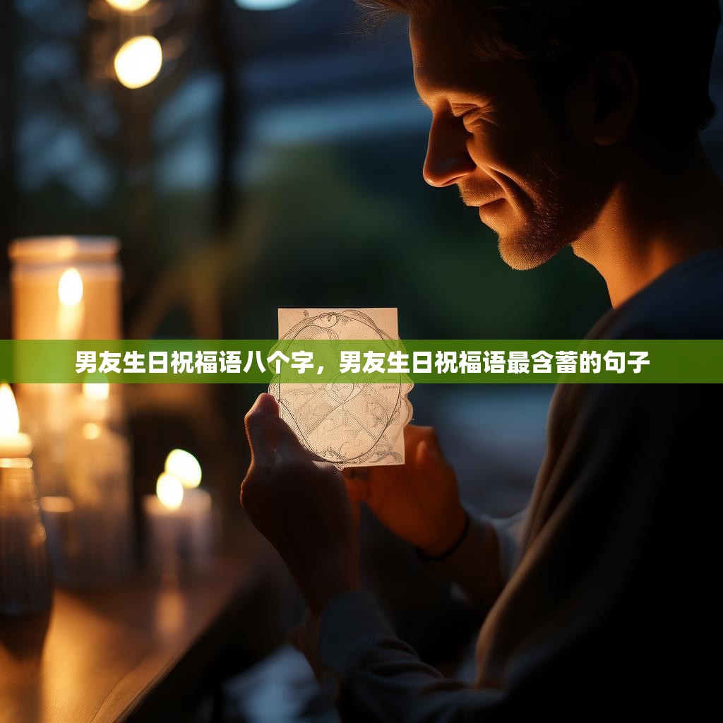 男友生日祝福语八个字,男友生日祝福语最含蓄的句子