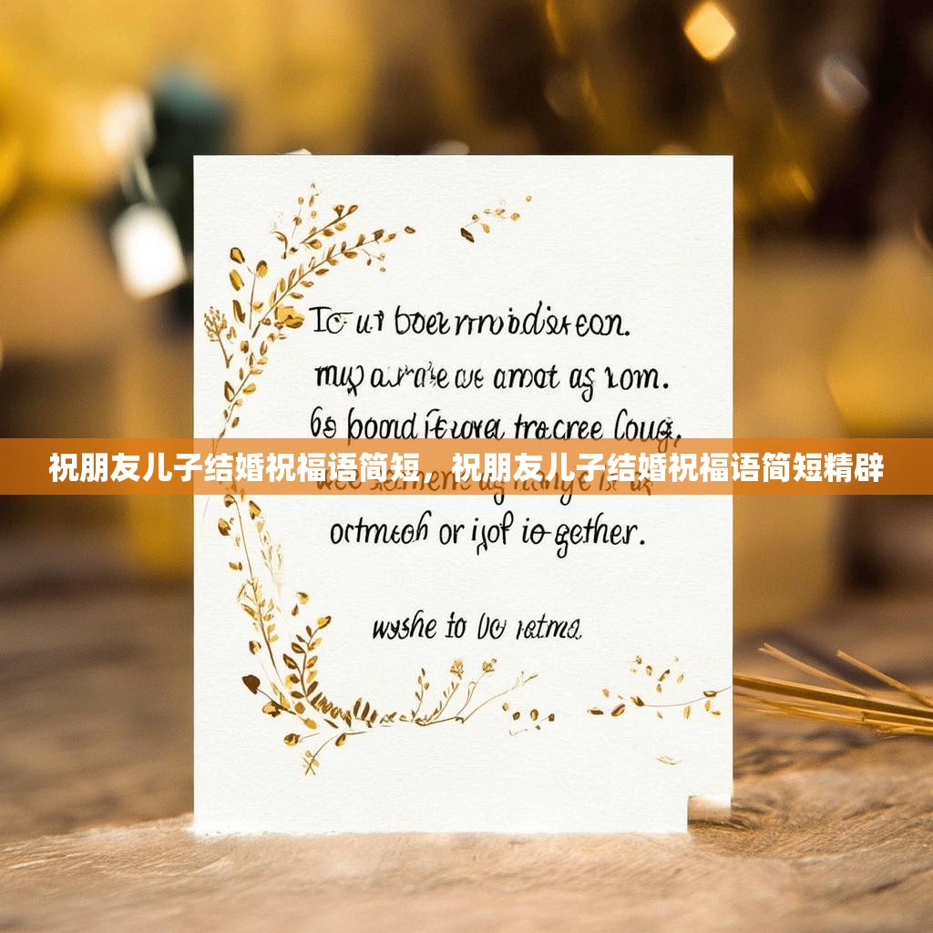 祝朋友儿子结婚祝福语简短,祝朋友儿子结婚祝福语简短精辟