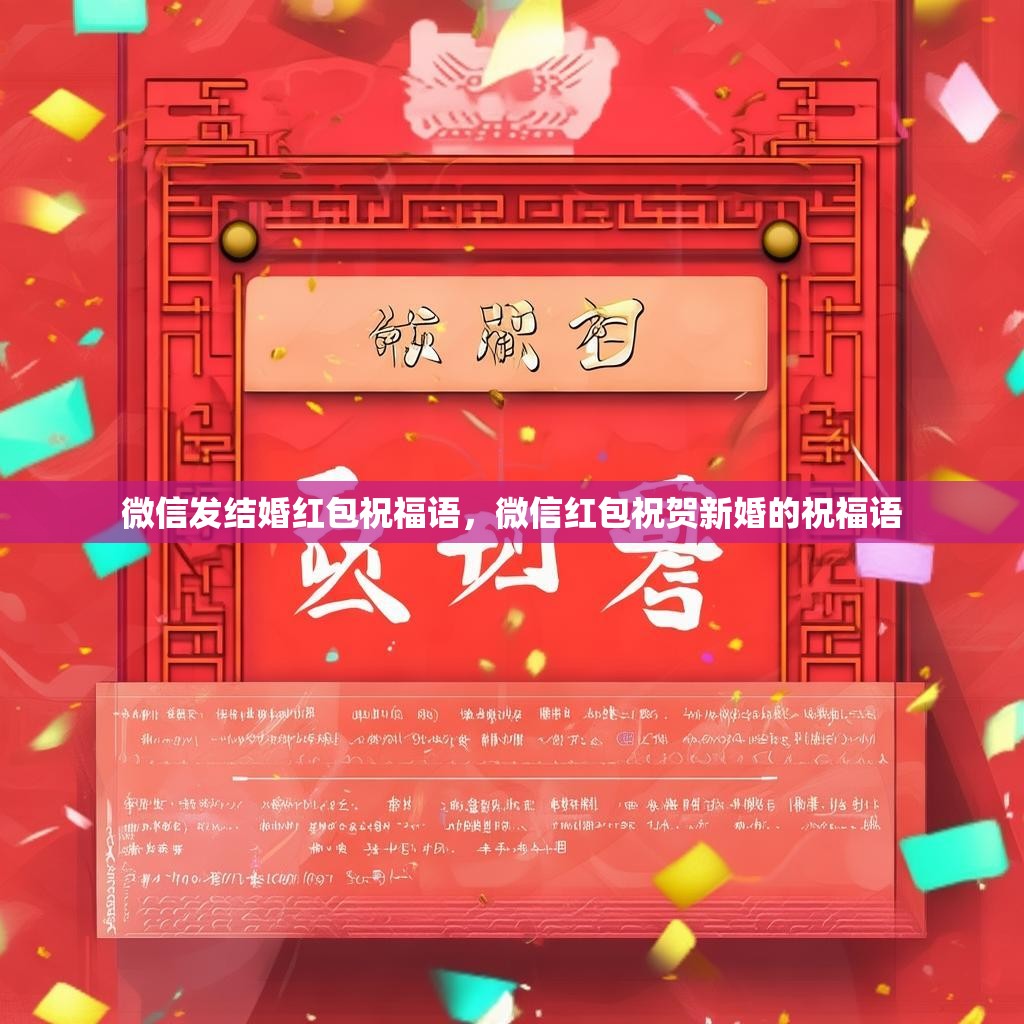 微信发结婚红包祝福语,微信红包祝贺新婚的祝福语