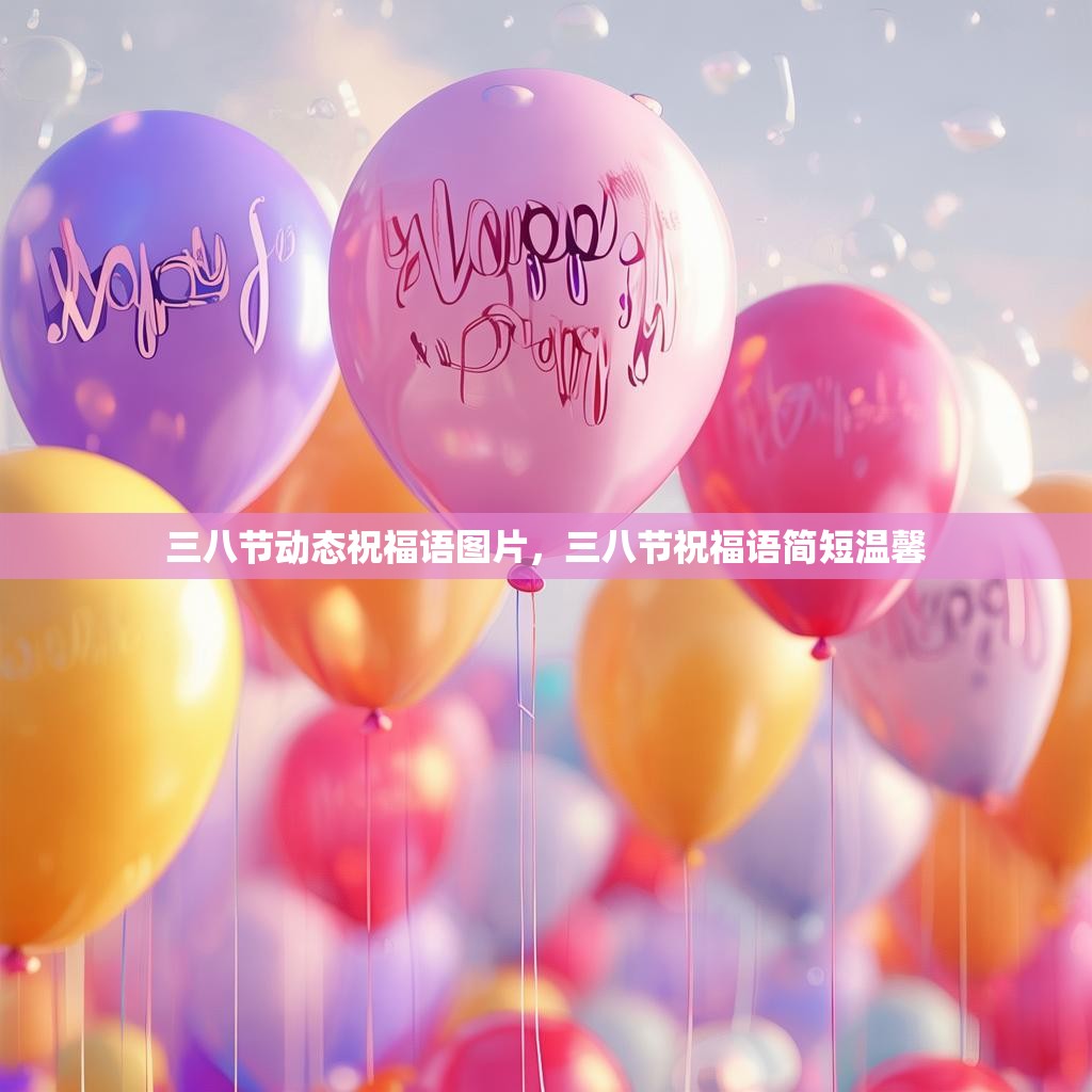 三八节动态祝福语图片,三八节祝福语简短温馨