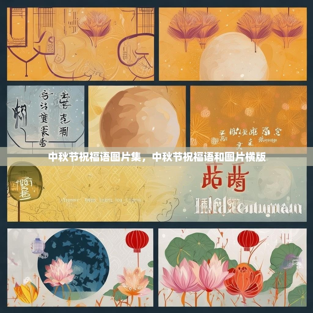 中秋节祝福语图片集,中秋节祝福语和图片横版