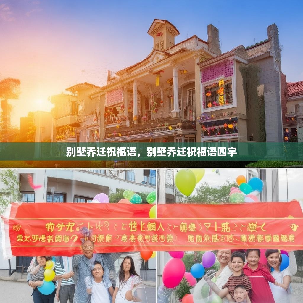 别墅乔迁祝福语,别墅乔迁祝福语四字