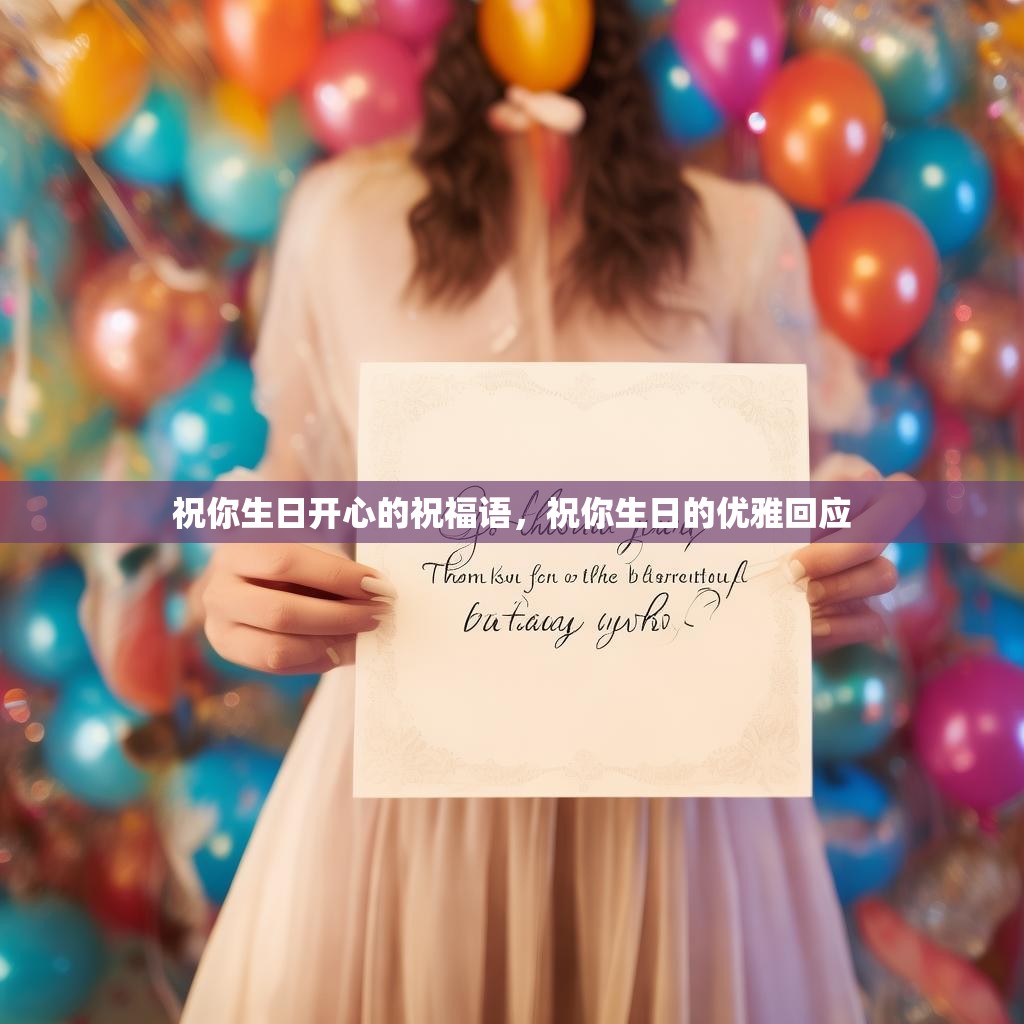 祝你生日开心的祝福语,祝你生日的优雅回应