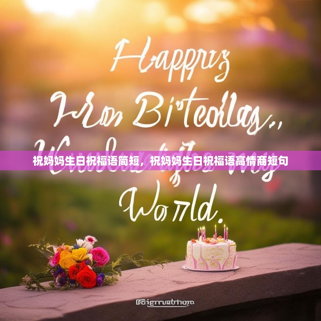 祝妈妈生日祝福语简短，祝妈妈生日祝福语高情商短句