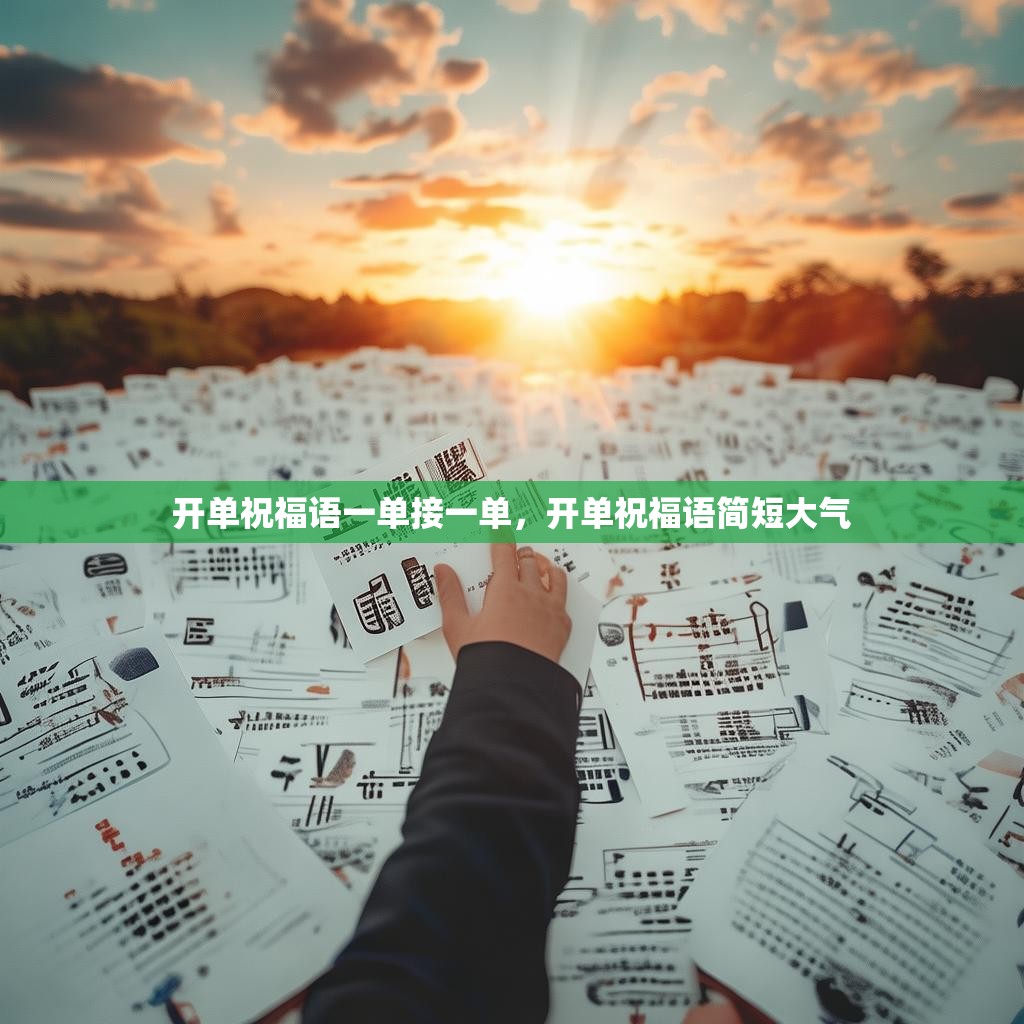 开单祝福语一单接一单,开单祝福语简短大气