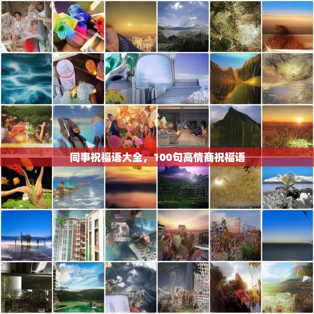 同事祝福语大全,100句高情商祝福语