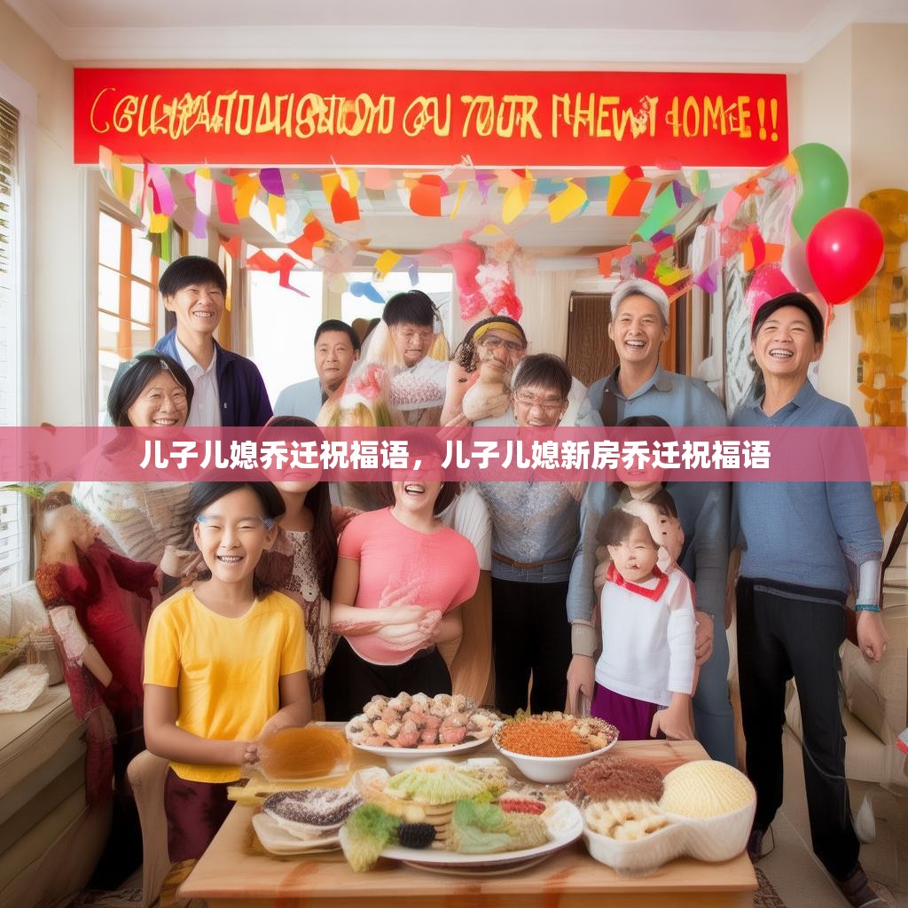 儿子儿媳乔迁祝福语,儿子儿媳新房乔迁祝福语