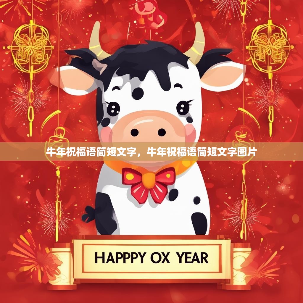 牛年祝福语简短文字,牛年祝福语简短文字图片