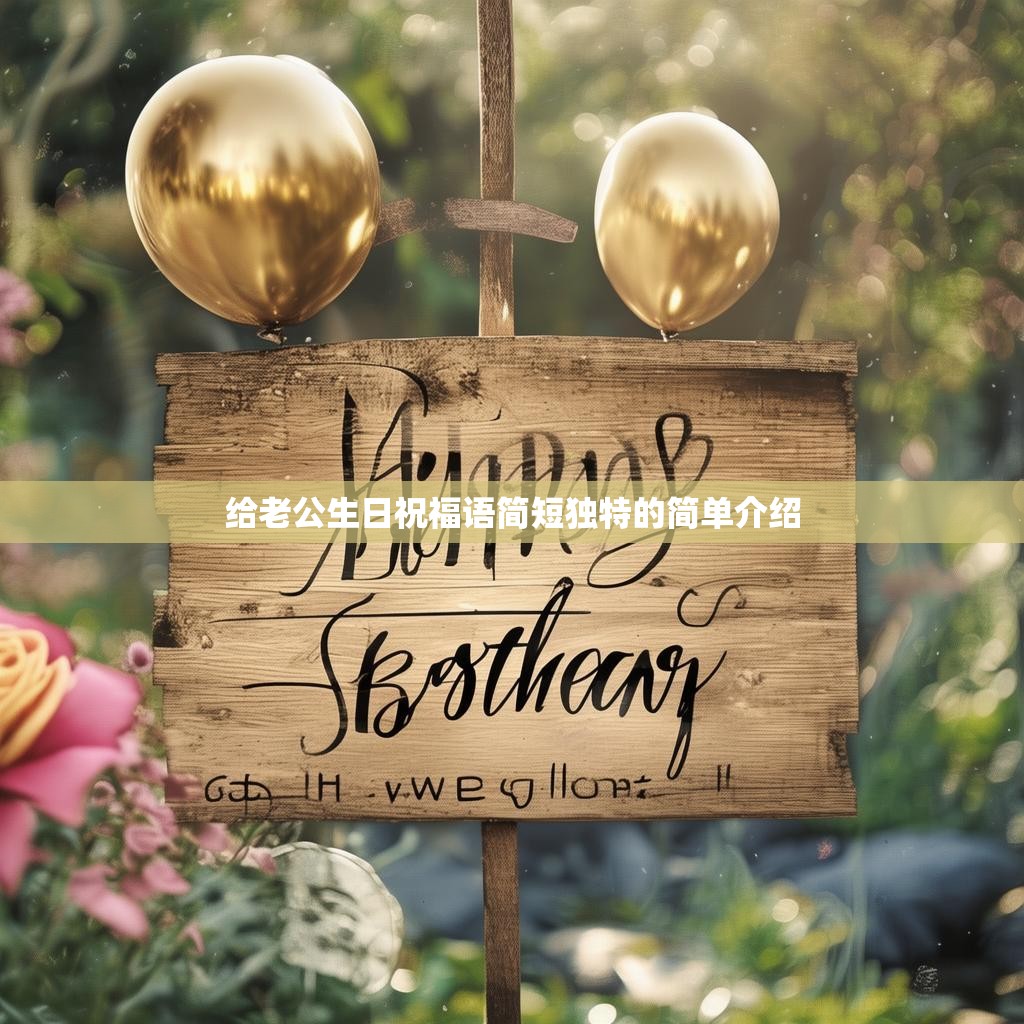 给老公生日祝福语简短独特的简单介绍