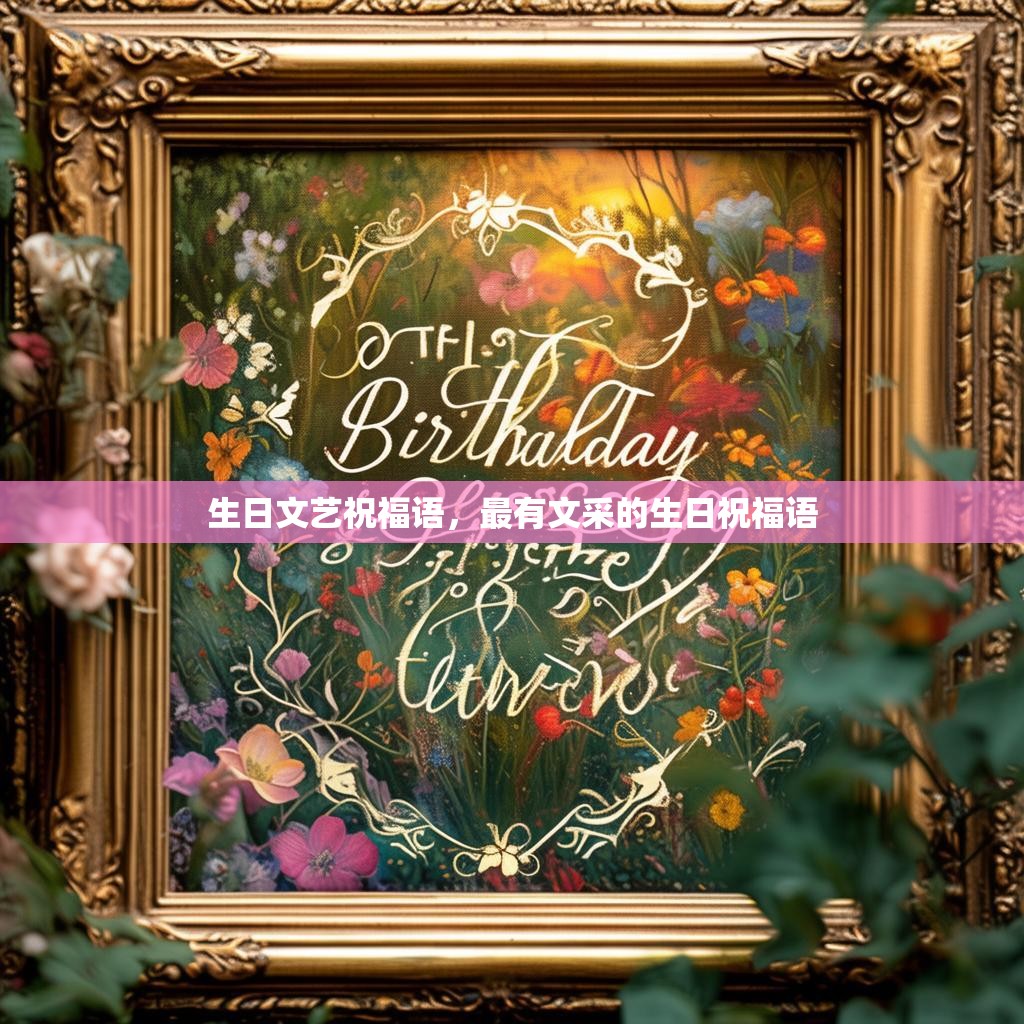 生日文艺祝福语,最有文采的生日祝福语
