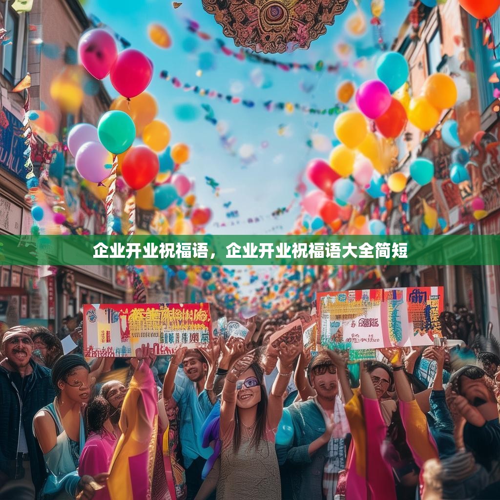 企业开业祝福语,企业开业祝福语大全简短
