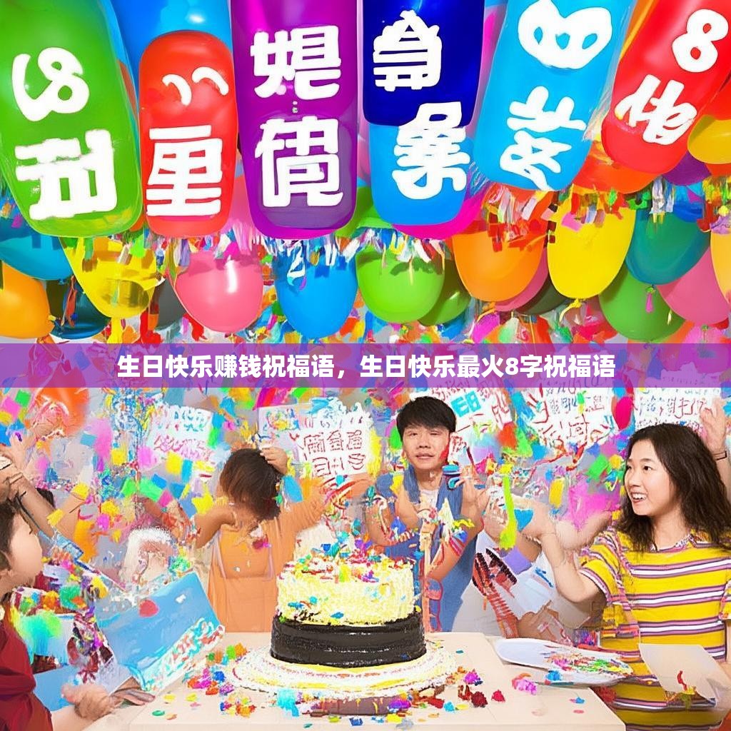 生日快乐赚钱祝福语,生日快乐最火8字祝福语