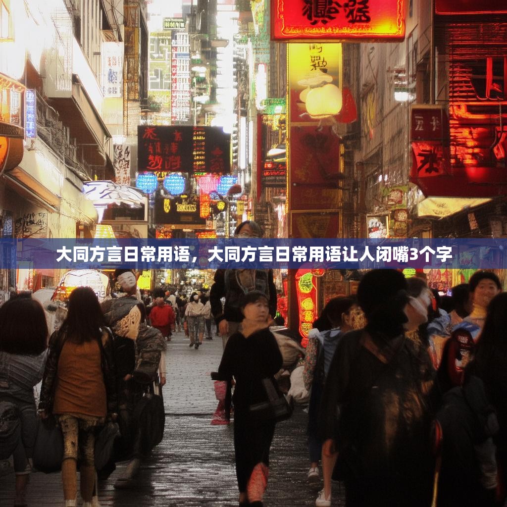 大同方言日常用语,大同方言日常用语让人闭嘴3个字