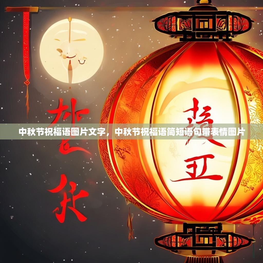 中秋节祝福语图片文字,中秋节祝福语简短语句带表情图片