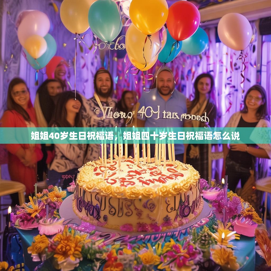 姐姐40岁生日祝福语,姐姐四十岁生日祝福语怎么说