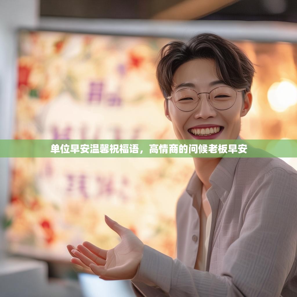 单位早安温馨祝福语,高情商的问候老板早安
