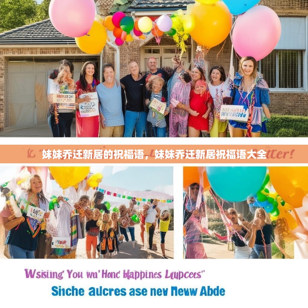 妹妹乔迁新居的祝福语,妹妹乔迁新居祝福语大全
