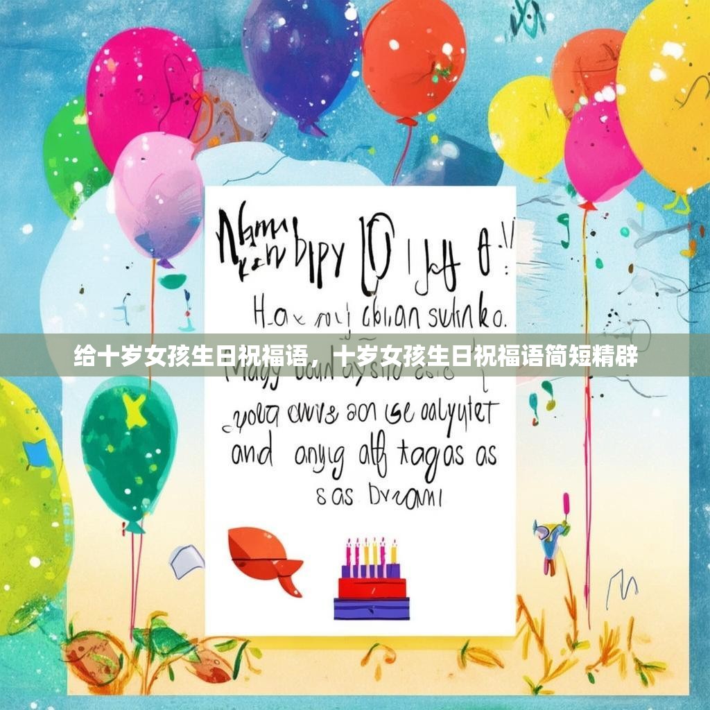 给十岁女孩生日祝福语,十岁女孩生日祝福语简短精辟