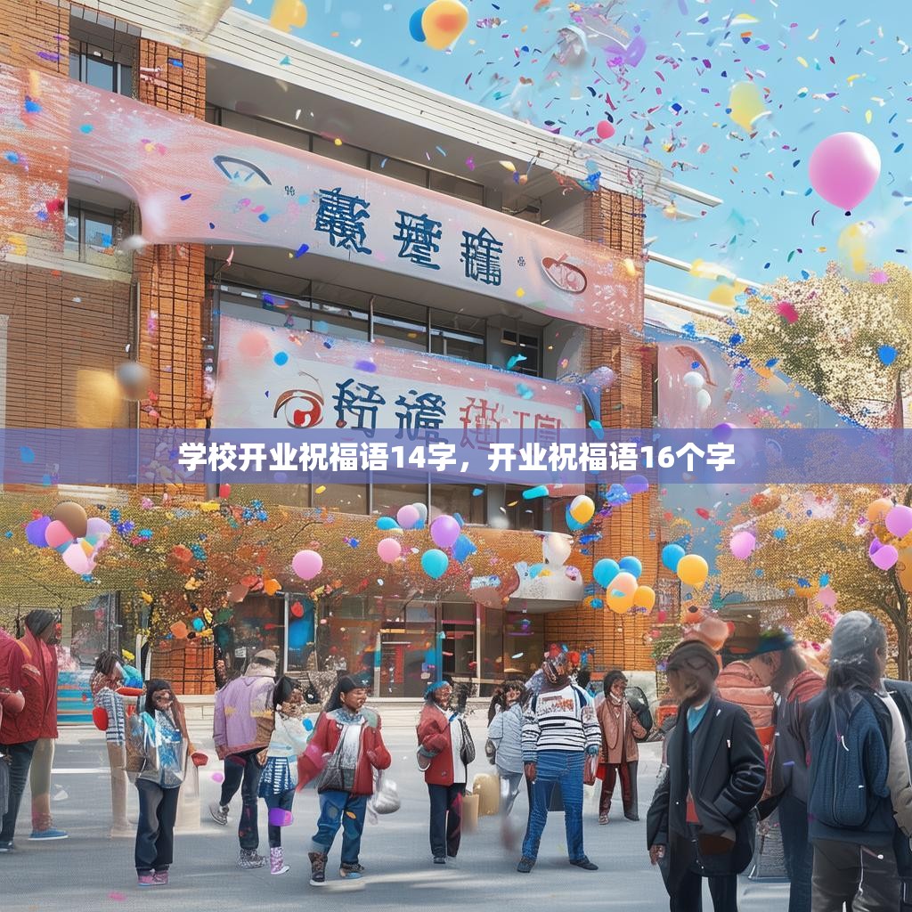 学校开业祝福语14字,开业祝福语16个字