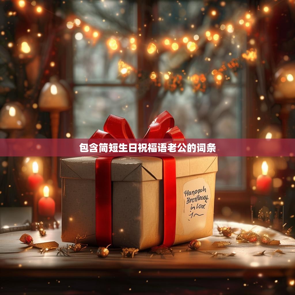 包含简短生日祝福语老公的词条