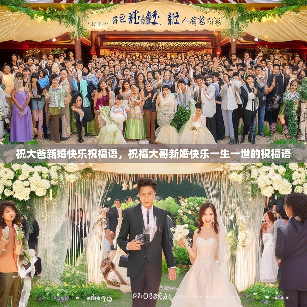 祝大爸新婚快乐祝福语,祝福大哥新婚快乐一生一世的祝福语