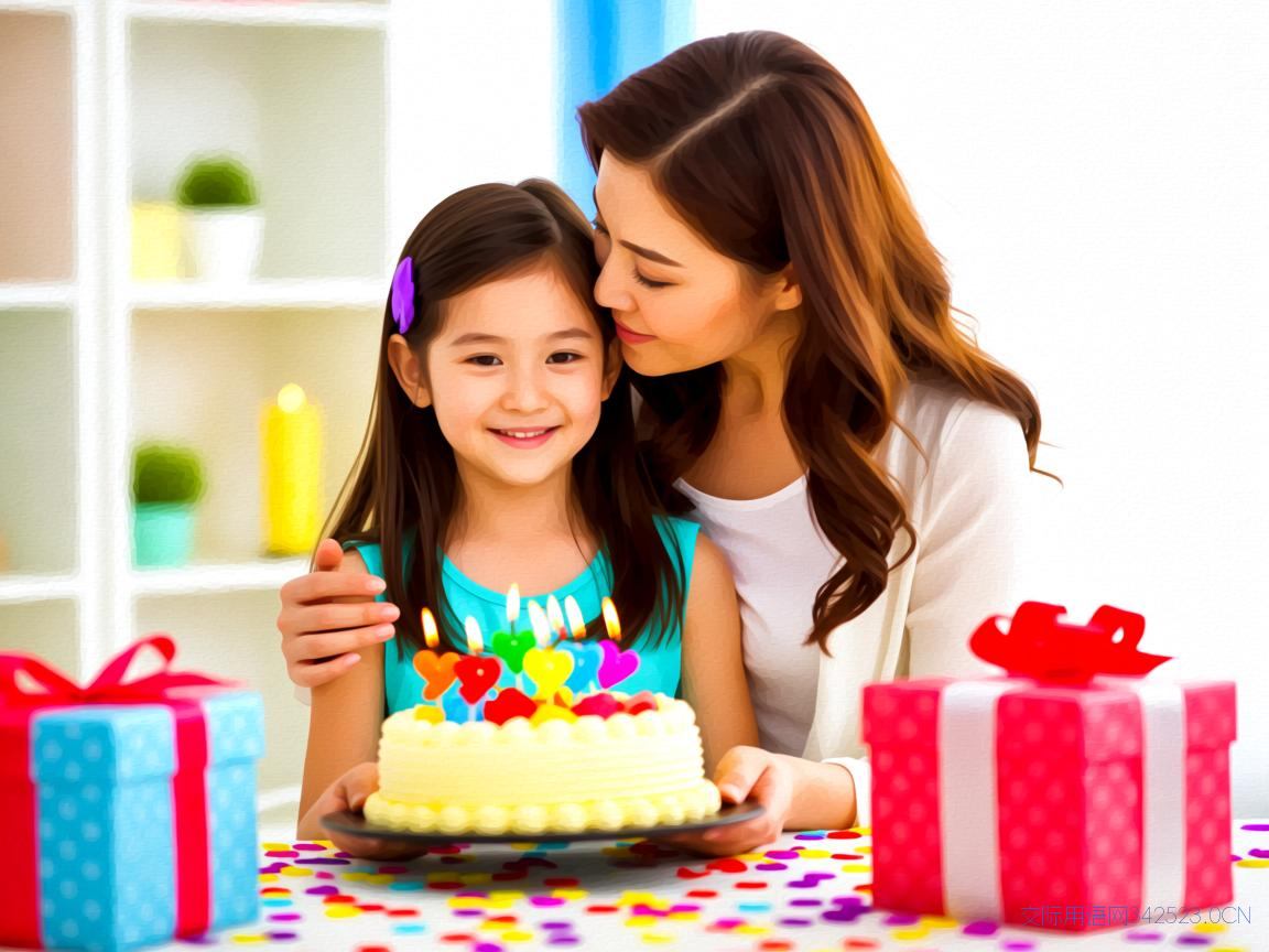 闺女生日快乐祝福语，妈妈对女儿的生日祝福短语