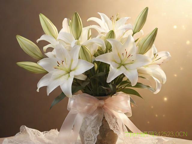 送百合花写什么祝福语,送百合花的祝福含义是什么