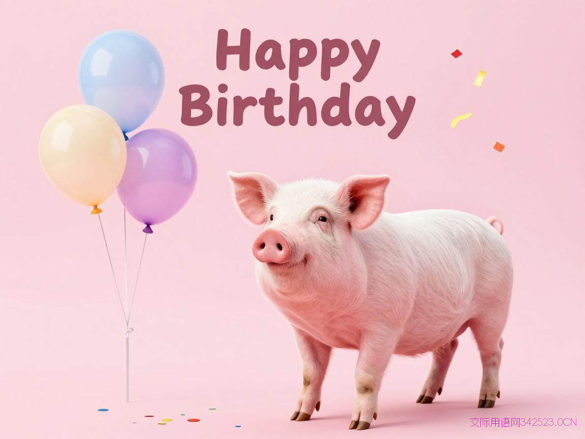 包含猪老公生日快乐祝福语的词条
