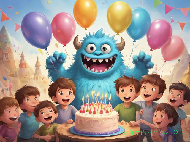儿童祝福语生日快乐,儿童祝福语生日快乐打败怪兽