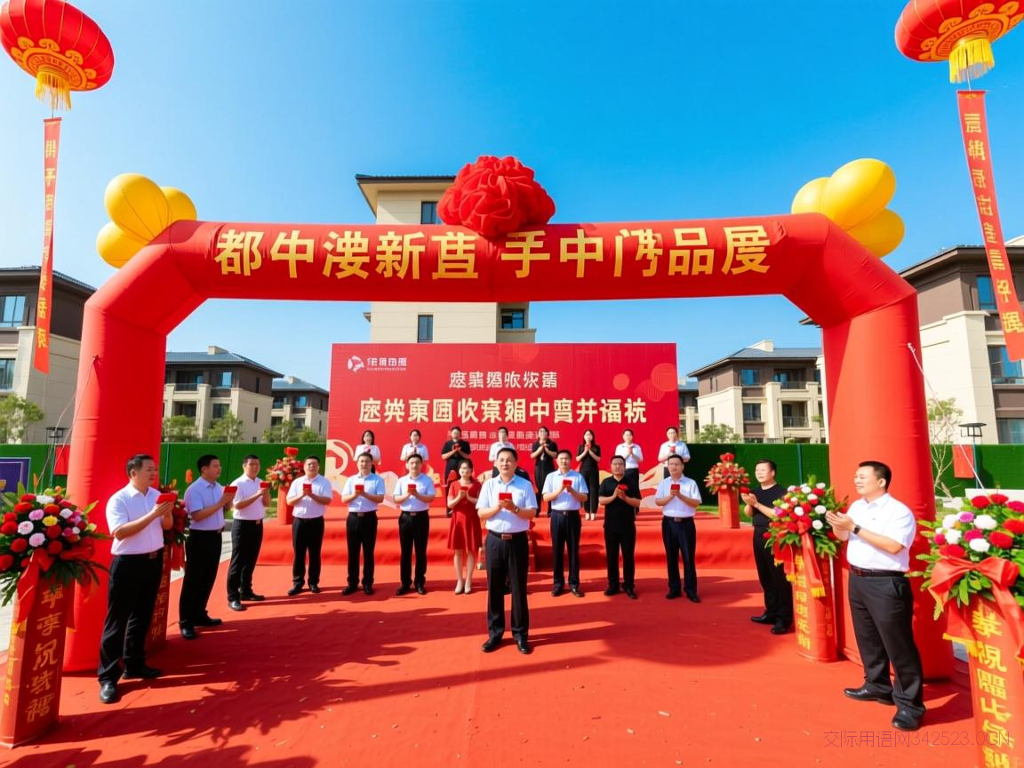 新楼盘开盘贺词祝福语,楼盘开盘祝福语录