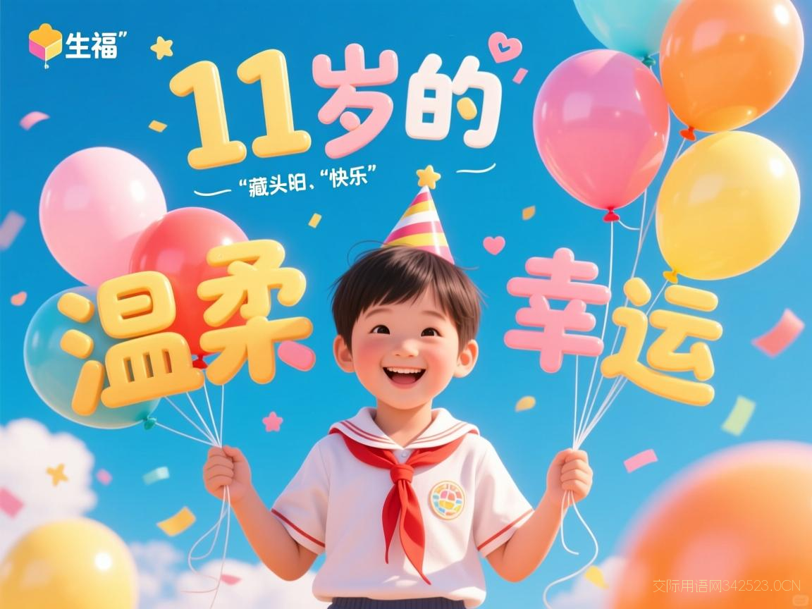 11岁生日祝福语藏头诗，11岁的生日祝福