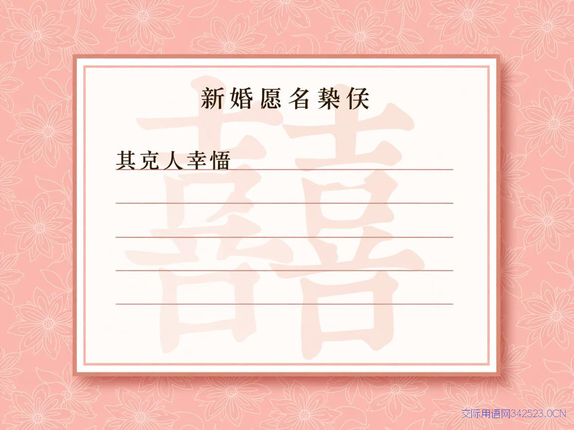 婚姻祝福语大全，婚姻祝福语大全简短