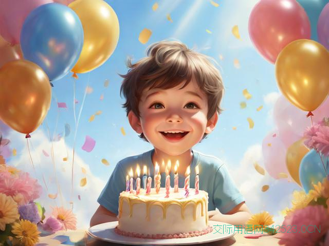 九月儿子生日祝福语,祝儿子生日短句9岁