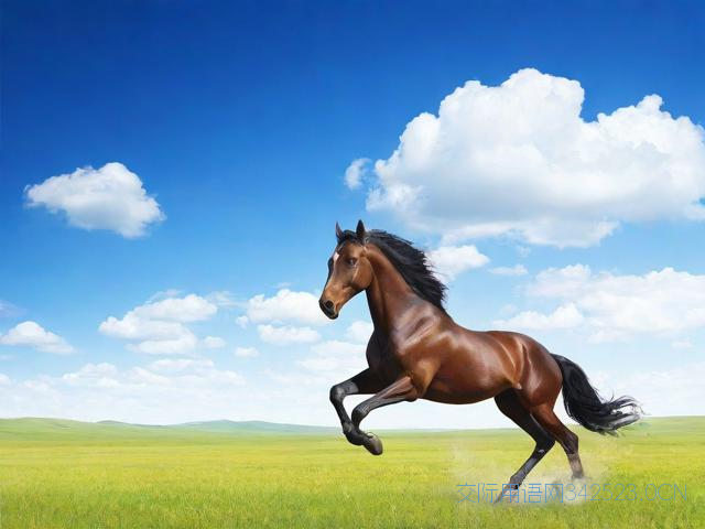马的祝福语简短的，关于马的寓意祝福