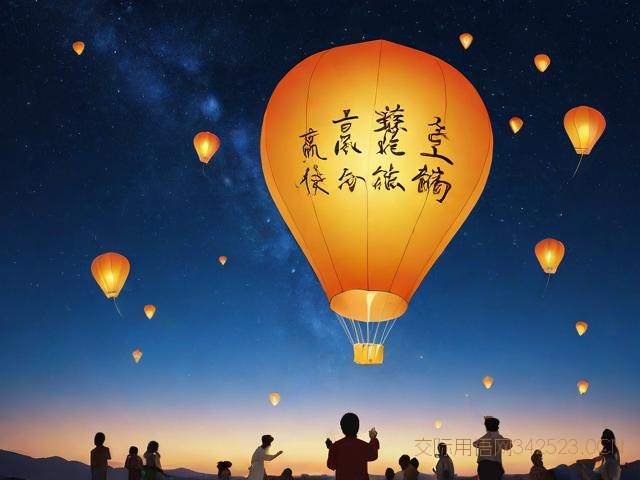 孔明灯上的祝福语,孔明灯上面的寄语