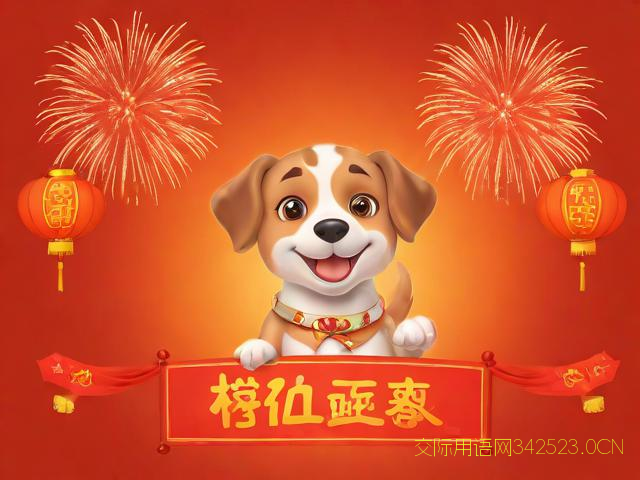 狗年祝福语简短创意，狗年祝福语带旺字