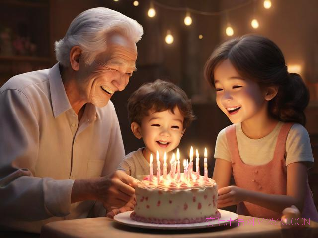 外公给外孙生日祝福语，外公外婆给外孙过生日