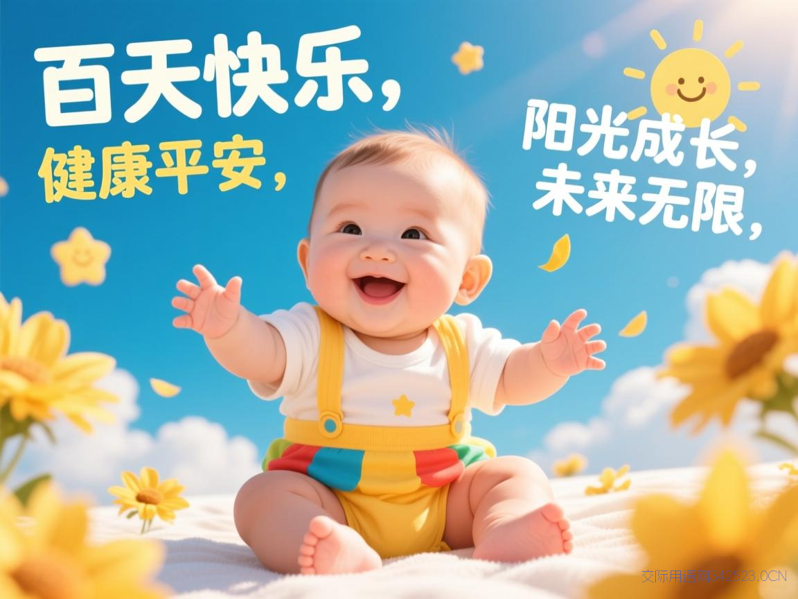 宝宝百天的祝福语，宝宝百天祝福语八个字
