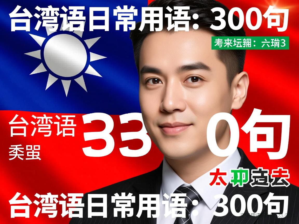 台湾话日常用语录音，台湾话日常用语300句