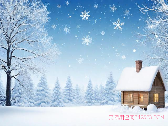 冬季祝福语,冬季祝福语 简短独特