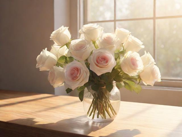 送白玫瑰的祝福语，送白玫瑰的祝福语八个字